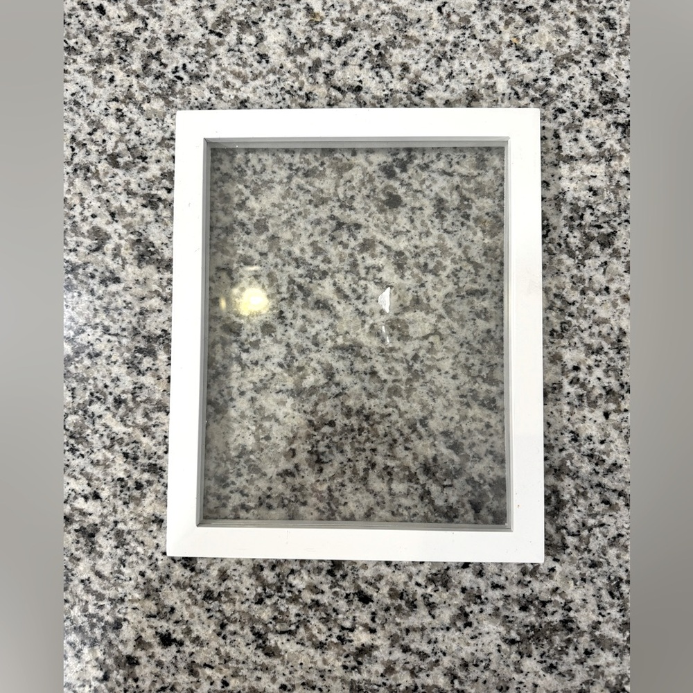 Sleek White Picture Frame by